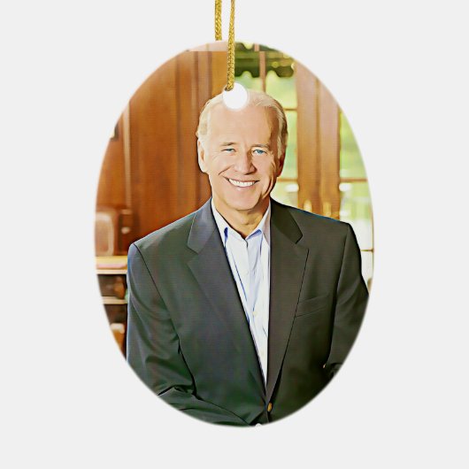 Joe Biden vice-President Democraat Ornament Keepsa (Achterkant)