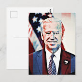 Joe Biden vice-President Democrat Briefkaart (Voorkant / Achterkant)
