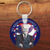 Joe Biden voor de President 2020 Verkiezingen in d Sleutelhanger (Voorkant)