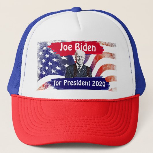 Joe Biden voor de President 2020 Verkiezingen in d Trucker Pet (Voorkant)