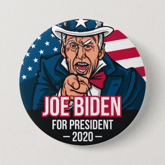 Joe Biden voor de verkiezingen van 2020 in Preside Ronde Button 7,6 Cm