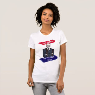 Joe Biden voor de verkiezingen van 2020 in Preside T-shirt