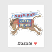 Joe Biden voor President 2020-Democraat Donkey Sticker (Vel)