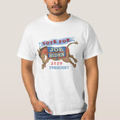 Joe Biden voor President 2020-Democraat Donkey T-shirt (Voorkant)