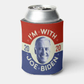 Joe Biden voor President 2020 Democraat Foto Retro Blikjeskoeler (Blikje Achterkant)