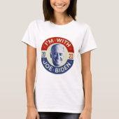 Joe Biden voor President 2020 Democraat Foto Retro T-shirt (Voorkant)
