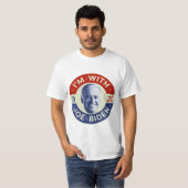 Joe Biden voor President 2020 Democraat Foto Retro T-shirt (Voorkant volledig)