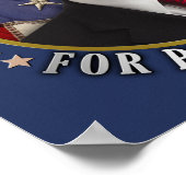 Joe Biden voor President 2020-democratische foto Poster (Hoek)