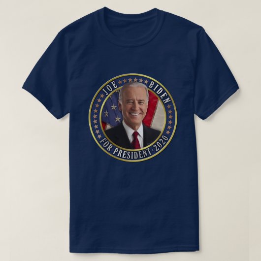 Joe Biden voor President 2020-democratische foto T-shirt (Design voorkant)
