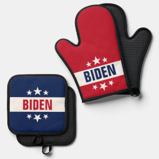 Joe Biden voor President 2024 Ovenwant & Pannenlap Set