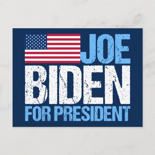 Joe Biden voor President Briefkaart (Voorkant)