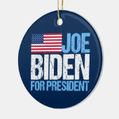 Joe Biden voor President Keramisch Ornament (Links)