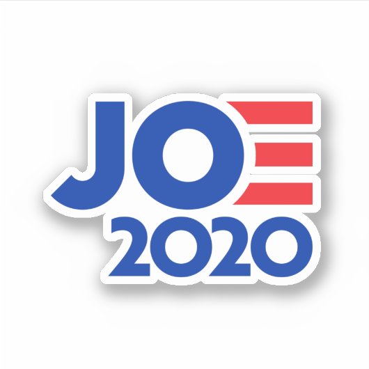 Joe Biden voor President presidentsverkiezingen 20 Sticker (Voorkant)