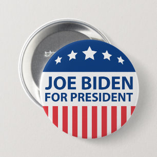 Joe Biden voor President Ronde Button 7,6 Cm