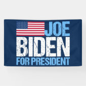 Joe Biden voor President Spandoek (Horizontaal)