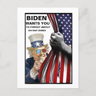 Joe Biden War Briefkaart