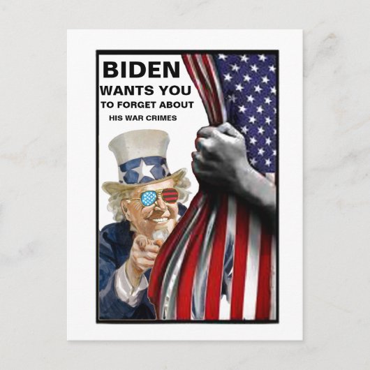 Joe Biden War Briefkaart (Voorkant)