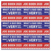 Joe Biden wat een heel slecht idee Stof (Swatch)