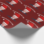 JOE BIDEN WEARING SANTA HAT DE DWANGPPA CADEAUPAPIER<br><div class="desc">JOE BIDEN DIE EEN SANTA HAT WEET - MERRY JE WEET HET DINGEN VAN verpakkingspapier</div>