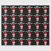 JOE BIDEN WEARING SANTA HAT DE DWINGENDE WRAPPING  CADEAUPAPIER (Vlak)