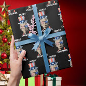 Joe Biden Xmas Merry Kerstmis 4 juli Cadeaupapier