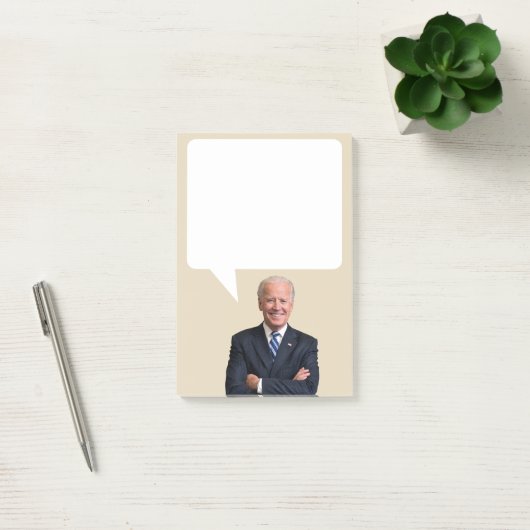 Joe Biden zegt dat het Amerikaanse President Speec Post-it® Notes (Kantoor)