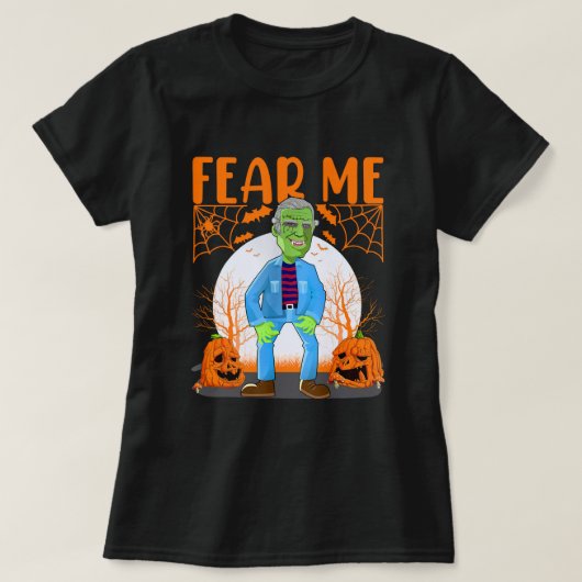 Joe Biden Zombie bang voor me Funny Halloween anti T-shirt (Design voorkant)
