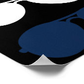 Joe Biden Zonnebril Rood Wit Blauw Fun Politiek Poster (Hoek)