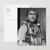 Joe Black Fox, 1900 Briefkaart (Voorkant / Achterkant)