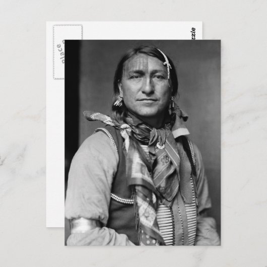 Joe Black Fox, 1900 Briefkaart (Voorkant / Achterkant)