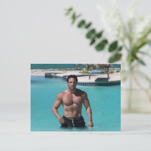 Joe Black op de Filipijnen Briefkaart (Staand voorkant)