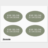 JOE BLOB IS GEWELDIG OVALE STICKER (Vel)