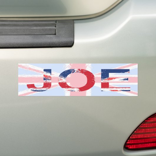 Joe Bumpersticker (Op auto)