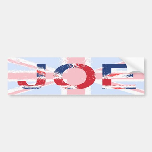 Joe Bumpersticker (Voorkant)