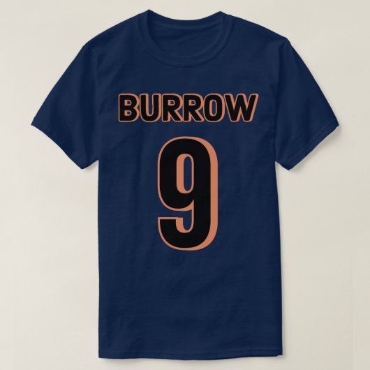 Joe Burrow 9 Bengalen Jersey Essential TShirt (Design voorkant)