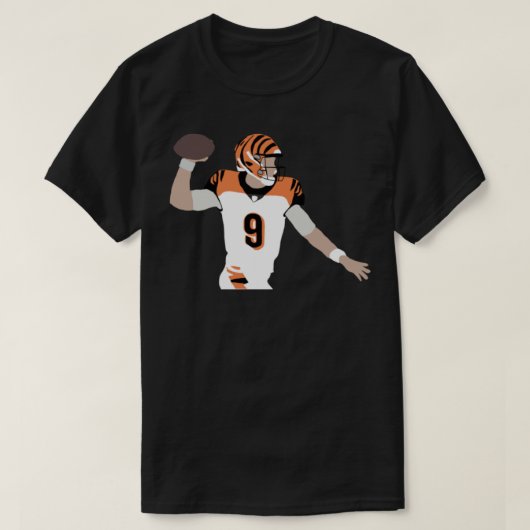 Joe Burrow 9 Bengalen TShirt (Design voorkant)