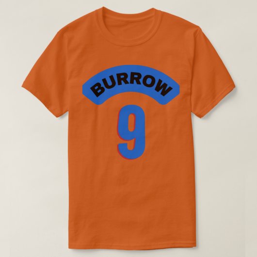Joe Burrow 9 Jersey 1 T-shirt (Design voorkant)