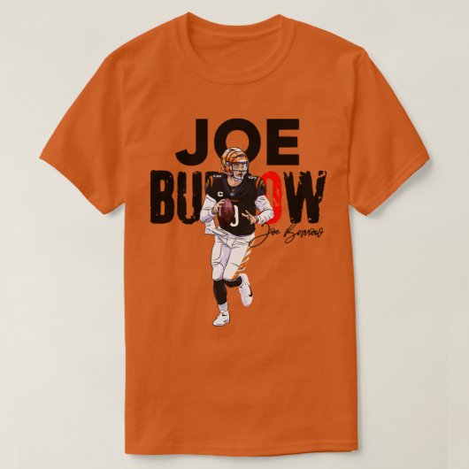 Joe Burrow Bengalen Art 16 T-shirt (Design voorkant)