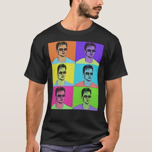 Joe Burrow Colorful Painting Art   T-shirt (Voorkant)