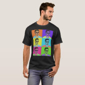 Joe Burrow Colorful Painting Art   T-shirt (Voorkant volledig)