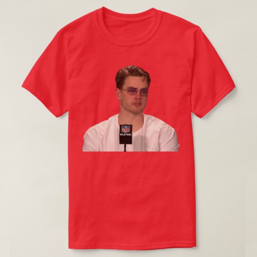 Joe Burrow Foto T-shirt (Design voorkant)