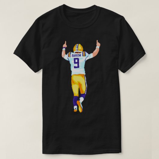 Joe Burrow No 9 Bengalen TShirt (Design voorkant)