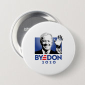 JOE BYE DON 2020 RONDE BUTTON 7,6 CM (Voorkant /achterkant)