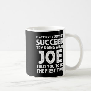 Joe Cadeau Naam Persoonlijke Verjaardag Grappige K Koffiemok