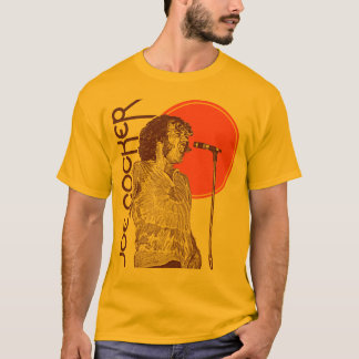 Joe Cocker Feelin' Alright Retro 70s Rock Muziek T-shirt
