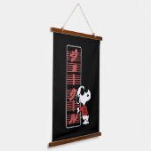 Joe Cool Japanse Neon Lights Hangend Wandkleed (Gebogen)