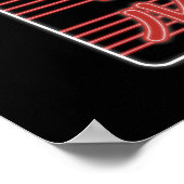 Joe Cool Japanse Neon Lights Poster (Hoek)