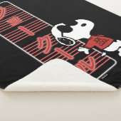 Joe Cool Japanse Neon Lights Sherpa Deken (3/4)