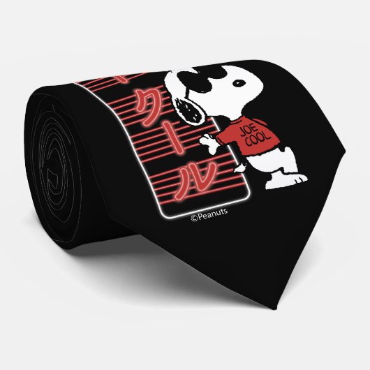 Joe Cool Japanse Neon Lights Stropdas (Opgerold)
