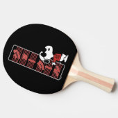 Joe Cool Japanse Neon Lights Tafeltennisbatje (Zijkant)